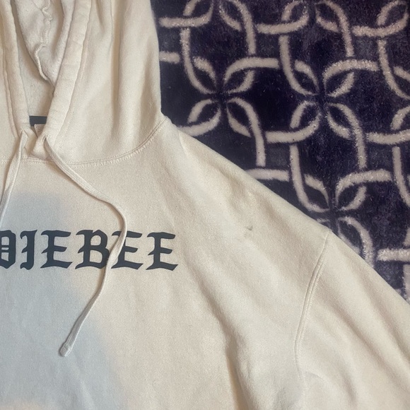 Women's Cream Hoodie Sweater - Picture 2 of 6